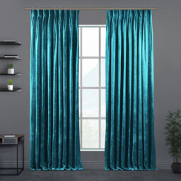 Velvet Semi-shee Single Curtain Panel