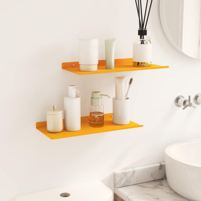 Floating Shelf Wall-Mounted Steel Home Storage Shelving Modern Shelves