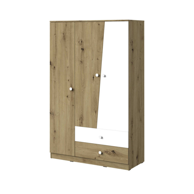 Nantes 3 Door Manufactured Wood Wardrobe