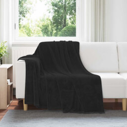 vidaXL Throw Blanket Fleece Cozy Indoor Home Decor Living Room Bedroom Soft