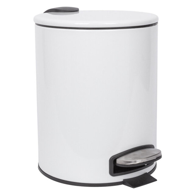 Harbour Housewares - Round Bathroom Pedal Bin