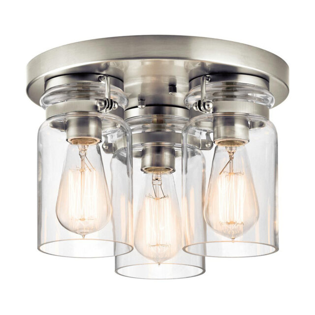 New Britain Glass Flush Mount