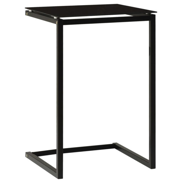 Erfert Glass Top Frame End Table