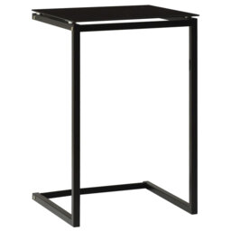 Erfert Glass Top Frame End Table