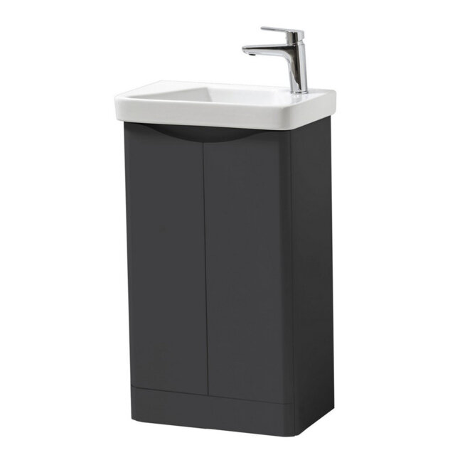 Clifton 500mm Wall Mounted Single Bathroom Vanity with Vitreous China Basin