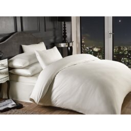 Grosvenor Cotton Blend Striped Duvet Cover Set with Pillow Shams Included