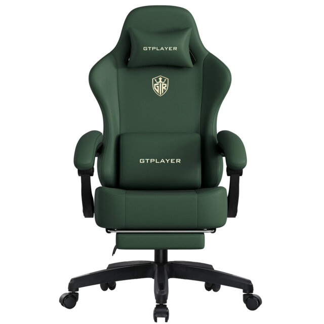 GTPLAYER GAMING CHAIR Adjustable Headrest and Adjustable Padded Armrests PC & Racing Game Chair
