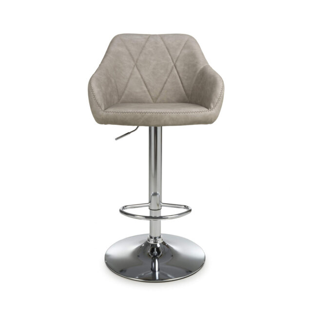 Sakura Leather Effect Bar Stool