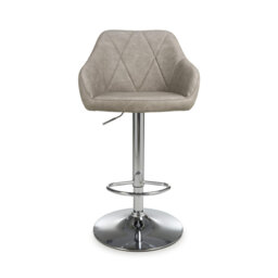 Sakura Leather Effect Bar Stool