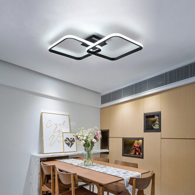Tarazon 2-Light 60cm LED Semi Flush Mount