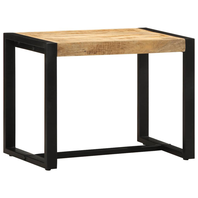 Bench 35x45 Cm Solid Rough Wood Mango