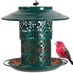 Metal Hanging Decorative Bird Feeder