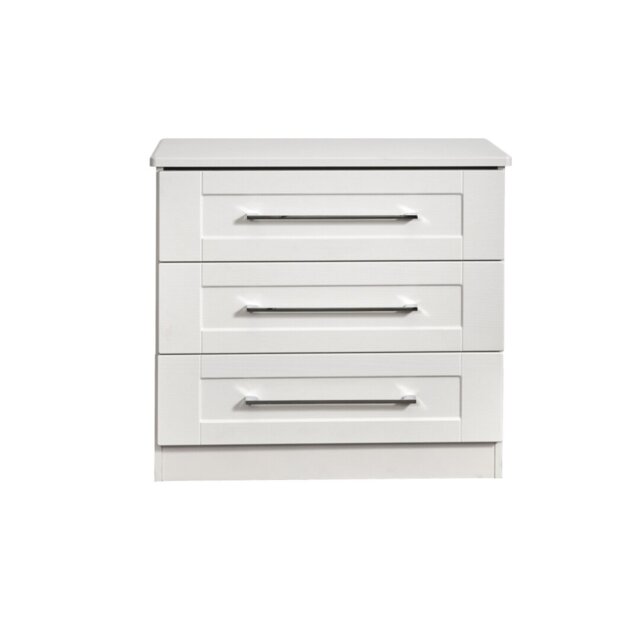 Fully Assembled Yass 3 Drawer 76.5Cm W Chest of Drawers