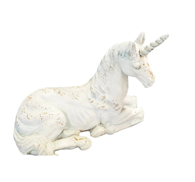 Laying Unicorn Garden Ornament