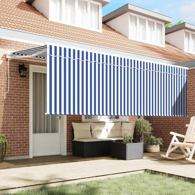 Brayden Studio Fabric Cover Retractable Door / Window Awning