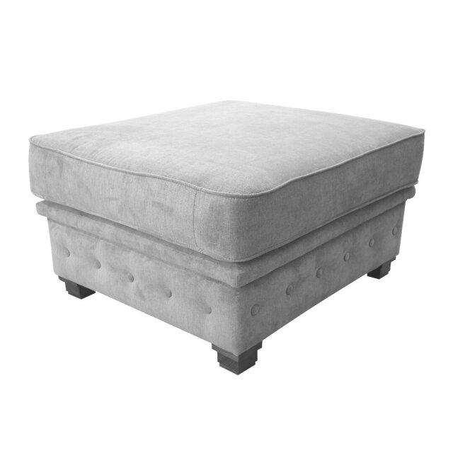 Allegra 82cm Wide Tufted Rectangle Solid Colour Standard Ottoman