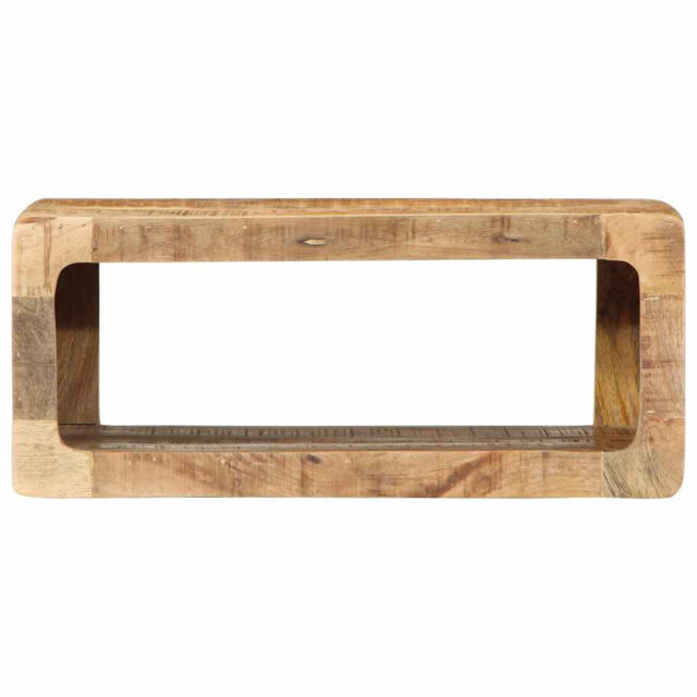 TV Cabinet With Shelf With Storage Solid Mango Wood