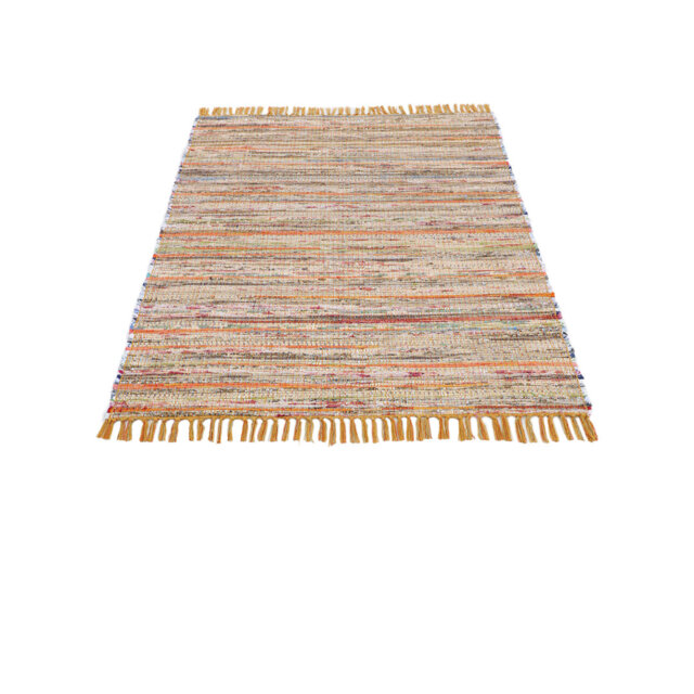 Chindi Hand Woven Kilim Yellow Rug