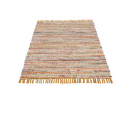 Chindi Hand Woven Kilim Yellow Rug