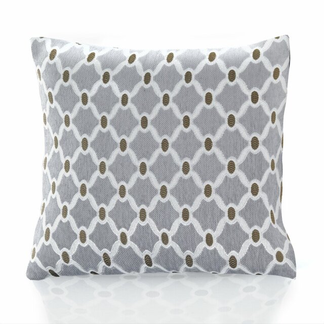 Beauville Geometric Square Cushion