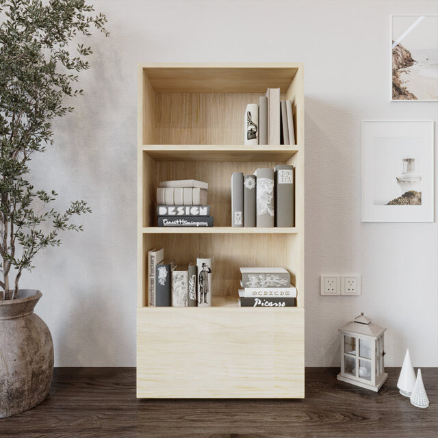 Milette 122 cm H x 60 cm W Standard Bookcase