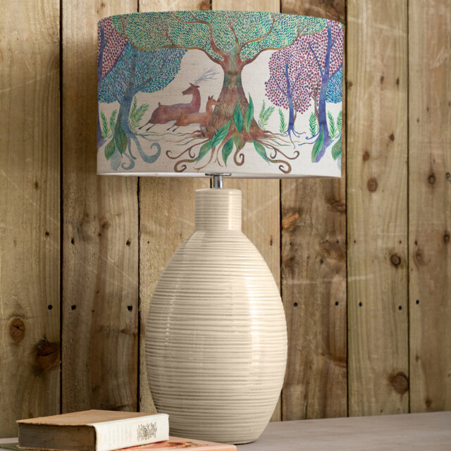 Willow Woods Ceramic Table Lamp