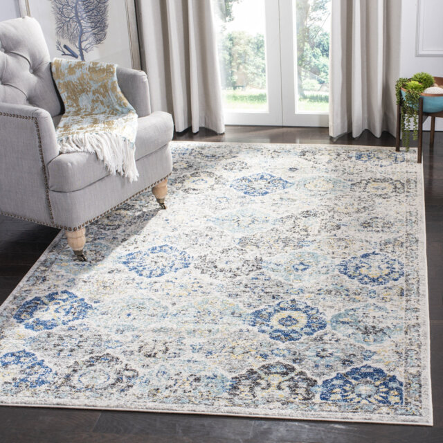 Kaylynn Ivory/Blue Rug