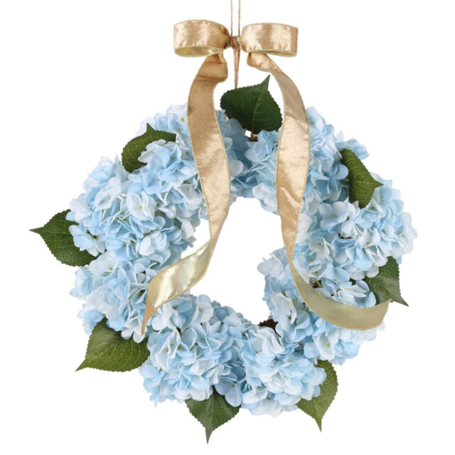 40 cm Silk and Plastic Artificial Wreath