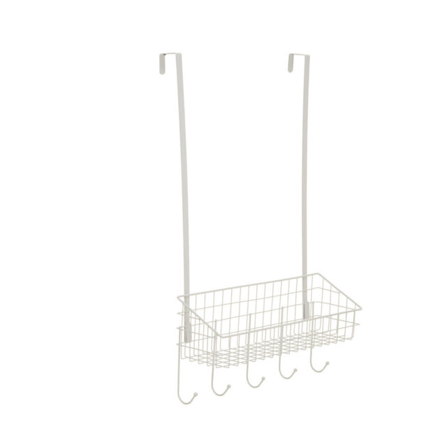 Hendrick Stainless Steel Over-the-Door 5 - Hook Coat Rack