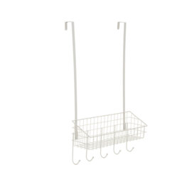 Hendrick Stainless Steel Over-the-Door 5 - Hook Coat Rack