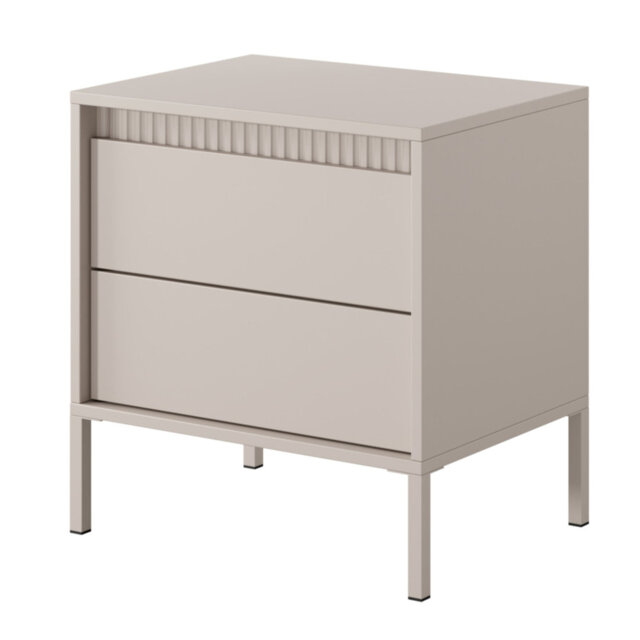 53cm W Metal Bedside Table