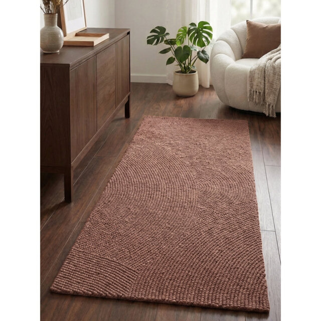 Calmio - Wool Rug by Hanse Home - Natural Living Room Rug Round, Hand-Tufted Wool Hygge, Scandinavian Living Room, Bedroom, Dining Room, Hallway