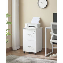 40cm Wide 2 -Drawer Mobile File Cabinet