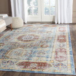 Jaelyn Red/Blue Rug