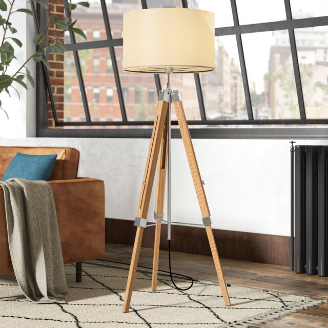 Mckee Brown Tripod Floor Lamp