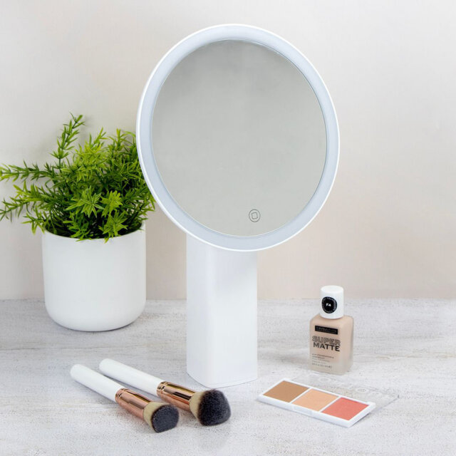 Round Floor Mirror