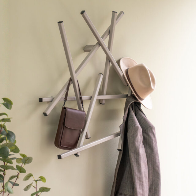 Metal Wall Wall Mounted Coat Rack
