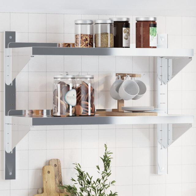 Hamida Stainless Steel Bracket Shelf