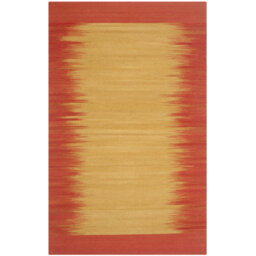 Duprey Hand Hooked Wool Rust/Gold Rug