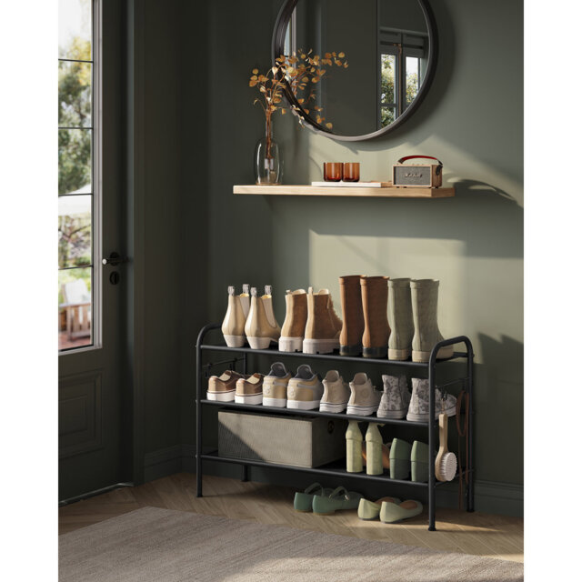 Bernyce 10 Pair Shoe Rack