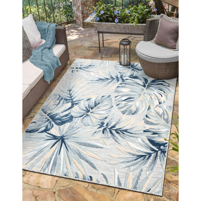 Silloth Floral Indoor / Outdoor Area Rug