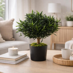 40cm Faux Evergreen Plant in Pot Liner