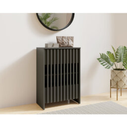 VENTI 27 - Chest of Drawers (2D) PU1001 Black Onyx PU1001 Black Onyx 27-FSC B