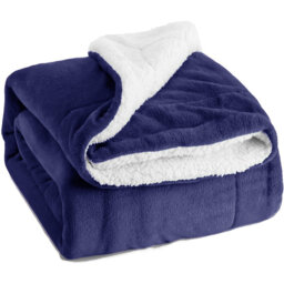 Super Soft Sherpa Fleece Blanket – Reversible Cozy Throw 240 GSM
