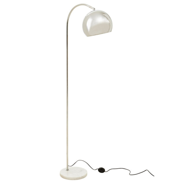 Dequilla 155cm White Arched Floor Lamp
