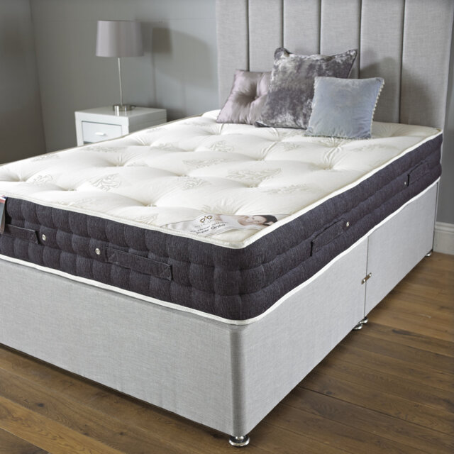 Asia Reflex Foam Divan Bed, Hand stitched Mattress, Extra Firm Feel.