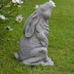 Latham Moon Gazing Hare Stone Garden Statue