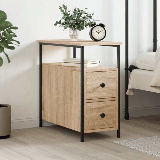 Bourkelands 30cm W Iron Bedside Table