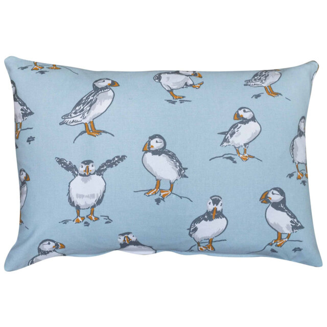 Animal Print Blue Cushion