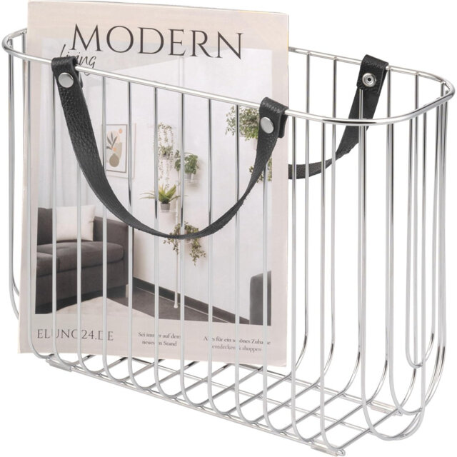 Metal Free Standing Magazine Rack